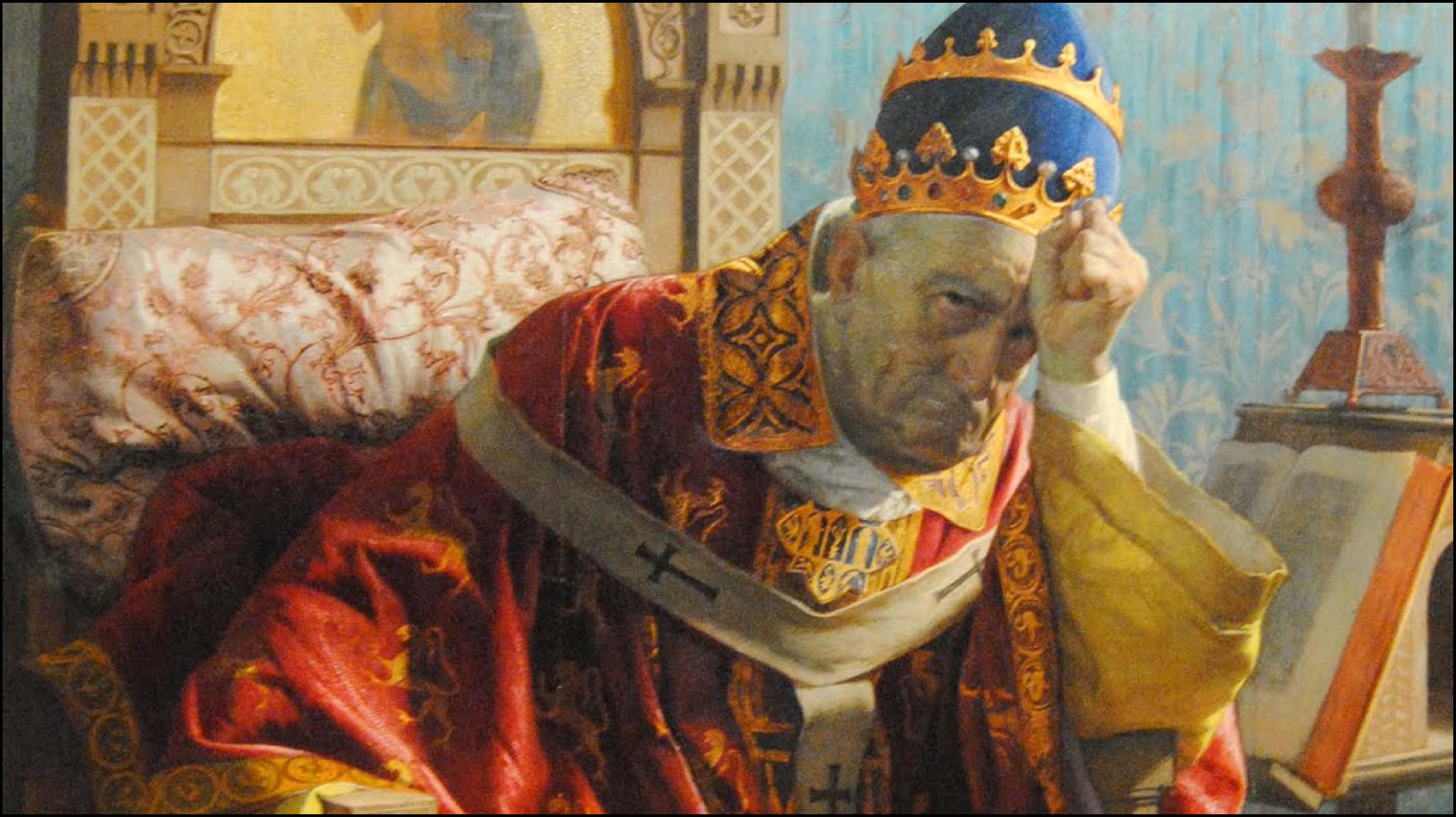 Il soglio pontificio di Bonifacio VIII